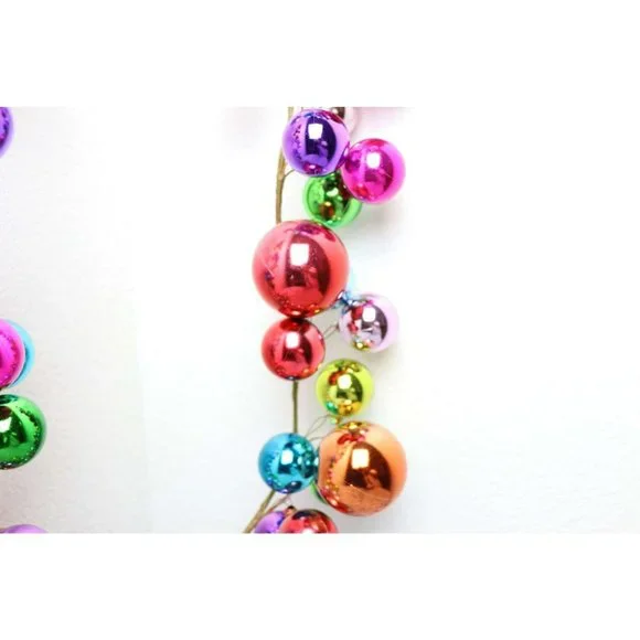 NEW RAZ Imports Multicolored Christmas Garland 4 FEET Long Holiday Decorations - Picture 7 of 10
